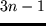 $n-1$