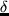 $\delta/2\rho$