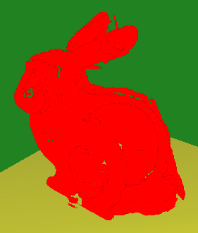 Billboard Representation Bunny High Error