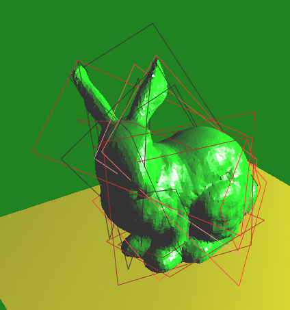 Original Bunny Model with Billboards