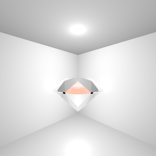 Diamond with 9-color 
spectrum and DISP = 0.1.
