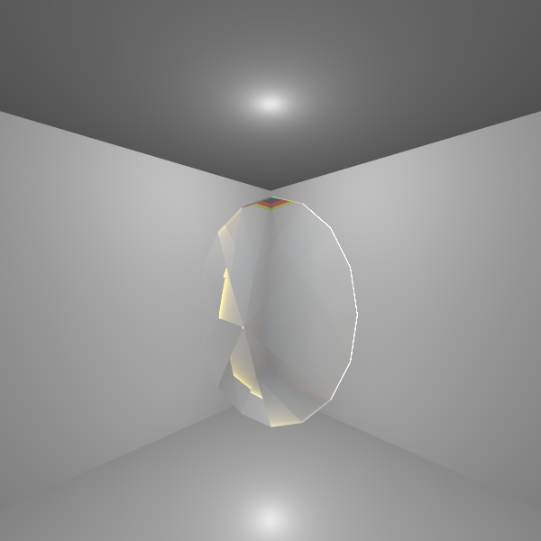 Sidways diamond with 
yellow color.