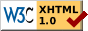 Valid XHTML 1.0 
Transitional